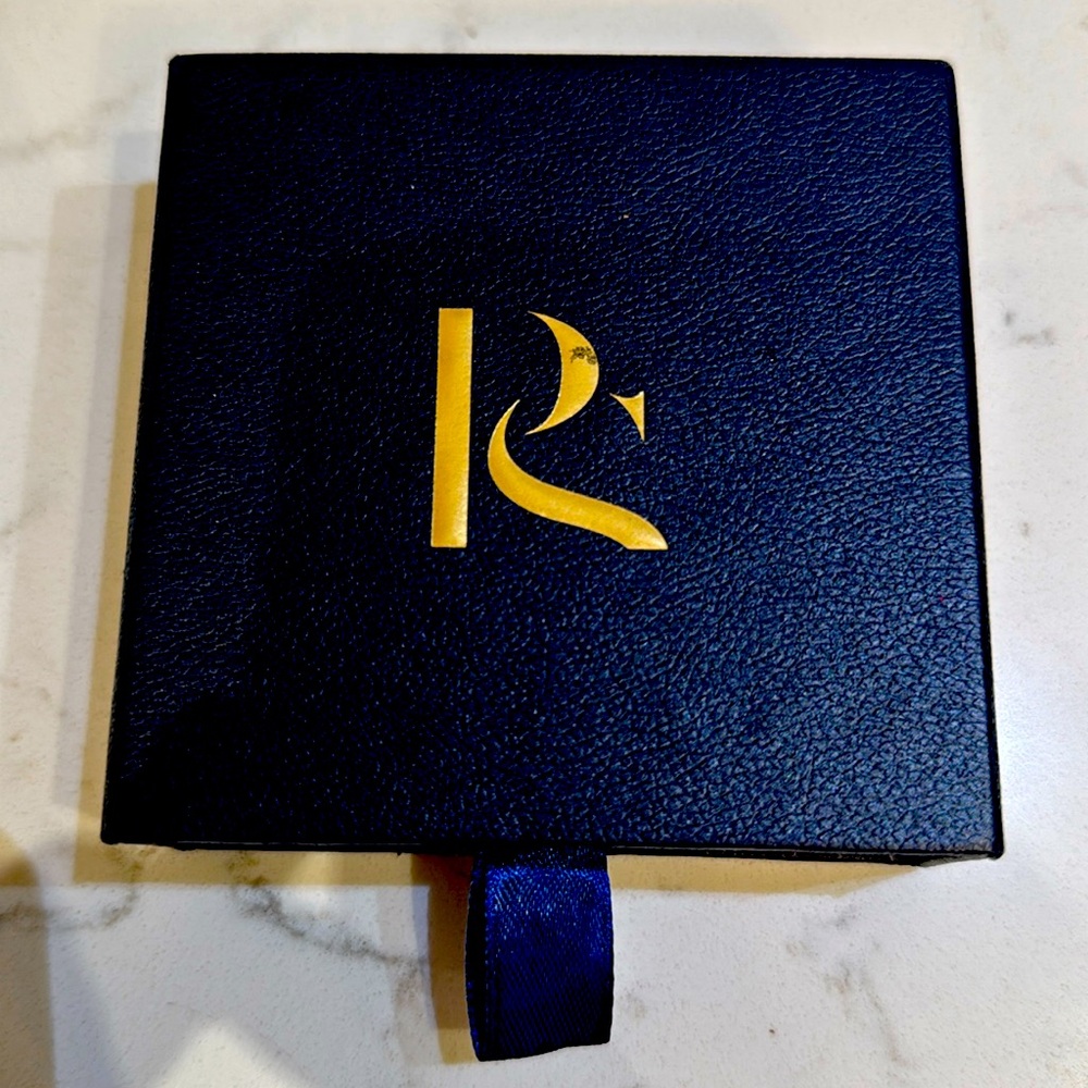 Page Sargisson Navy Gift Box - 4 x 4 x 1 1/4